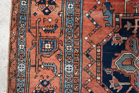 Antique Serapi Area Rug (10' x 13')